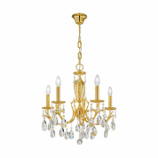 Kolarz VICTORIA 2 3003.85.3.KoT люстра золото 24 карата ø60cm высота 55cm мин. высота 75cm макс. высота 105cm 5 ламп e14