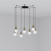 64137-7L ART OLD GOLD PENDANT LAMP 1XE27 60W 7L подвесной светильник Faro barcelona