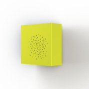 настенный светильник квадратной формы желтого цвета