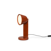 торшер с керамическим основанием цвета терракоты