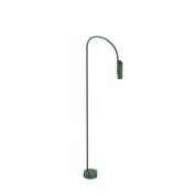 садовый светильник-столбик цилиндрический синий