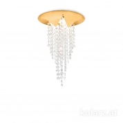 Kolarz FONTE II 6310.10152.940.Au потолочный светильник gold ø28cm 1 лампа gx53