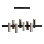 подвесной светильник с пятью металлическими элементами