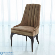 Channel Tufted Dining Chair-Muslin Global Views кресло