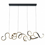 подвесной светильник с изогнутыми кольцевыми элементами