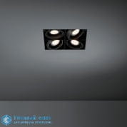 Mini multiple trimless 4x LED retrofit встраиваемый в потолок светильник Modular