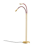 торшер с двойным регулируемым излучателем и основанием круглой формы