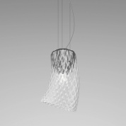 подвесной светильник крупной формы с волнистым плафоном