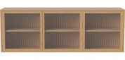 Case sideboard w. 3 glass doors - wall mounted Bolia книжный шкаф