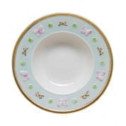 Butterfly aquamarine rim soup plate ø 21 cm тарелка, Villari