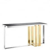 110669 Console Table Belgo polished ss | gold finish таблица Eichholtz