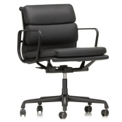 4055737331961 Soft Pad Vitra Кресло офисное чёрное с подлокотниками, средняя спинка