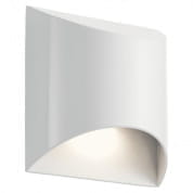 Wesley 1 Light LED Wall Light Architectural White уличный настенный светильник 49278WHLED Kichler