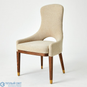 Nola Dining Chair-Parchment Global Views кресло