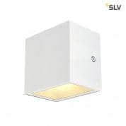 1002033 SLV SITRA CUBE LED светильник настенный IP44 10Вт с LED 3000К, 2х 560лм, 2х 90°, белый