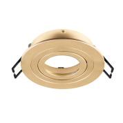 монтажное кольцо круглое золотистое