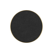 декоративный настенный элемент чёрного глянцевого цвета