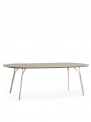 Tree dining table 220 cm Beige/beige Woud, стол