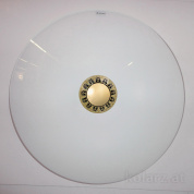 Kolarz Capri 0389.U14.Bk потолочный светильник золото 24 карата черный ø54cm макс. высота 10cm 4 лампы e27