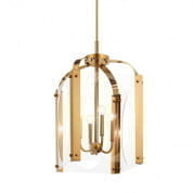 Pytel 4 Light Foyer Pendant Fox Gold подвесной светильник 52024FXG Kichler