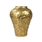 Taormina large vase - gold ваза, Villari