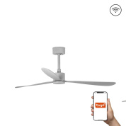 потолочный вентилятор серый без подсветки