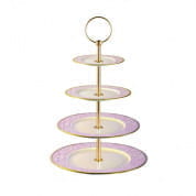 Taormina pink & gold 4 tier cake stand подставка для торта, Villari