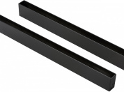 накладной трек черный однофазный