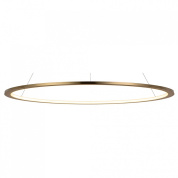 подвесной светильник кольцевой формы золотого цвета