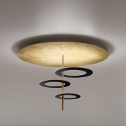 Hula Hoop Icone Потолочный светильник Circle, Round Black, Gold i-c-0171