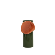 20138401 Vases Dcoupage Vitra Ваза декоративная цилиндр с оранжевым акцентом