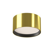 потолочный светильник латунного цвета с глянцевым ободом