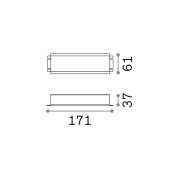 272108 Ideal Lux THOR DRIVER ON-OFF 040W 24Vdc LED driver