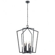 Abbotswell 12 Light Foyer Chandelier Black подвесной светильник 43496BK Kichler