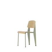 4055737141683 Standard Vitra Стул обеденный серый с деревянным сиденьем