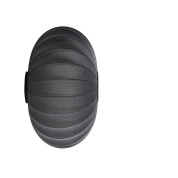 KWO76BLCW Knit-Wit Made By Hand Крупный настенный светильник с чёрным тканевым абажуром