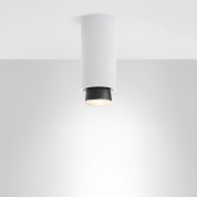 потолочный светильник белый с матовым корпусом IP40