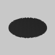 решетка-фильтр для светильников с LED-модулями черного цвета