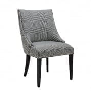 108950 Dining Chair Bermuda Dixon black/ white стул Eichholtz