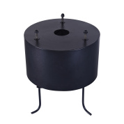 опорная база для крепления светильников черного цвета