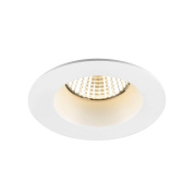 1007441 SLV NEW TRIA® UNIVERSAL 68 ROUND светильник встраиваемый IP65 с LED 8.6Вт, 2500/3000/4000K, 430/470/470лм, 38°, димм., белый