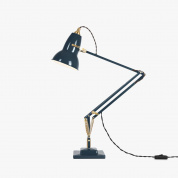 Original 1227 Brass Desk Lamp Ink Blue Anglepoise, настольная лампа