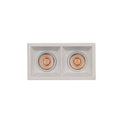 встраиваемый потолочный спот с двумя источниками света