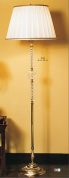 торшер с абажуром и высокой стойкой