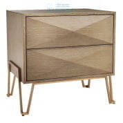 112003 Bed Side Table Highland washed oak veneer Eichholtz