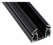 магнитный трек чёрного цвета для встроенной установки