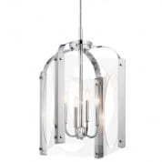 Pytel 4 Light Foyer Pendant Chrome подвесной светильник 52024CH Kichler