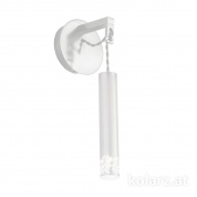 Kolarz Mobile metallo 5370.60180 настенный светильник матовый белый ширина 13cm высота 45cm 1 лампа cветодиодная лампа с регулировкой яркости