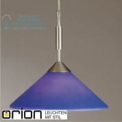 Подвесной светильник Orion Artdesign HL 6-1403/1 satin/446 blau