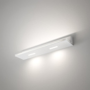 02810BBDHXXXX Elesi luce Quid AP L LED прямоугольное бра с двойным излучением белый